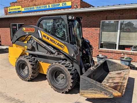 new holland introduces its largest skid steer loader yet|new holland l328 for sale.